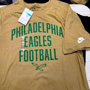 Nike Philadelphia Eagles Tan Rewind Essential Short Sleeve T Shirt